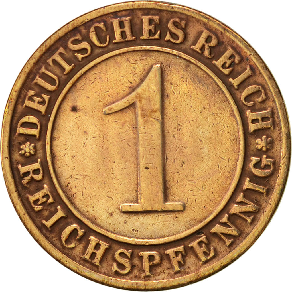 Moneta, GERMANIA, REPUBBLICA DI WEIMAR, Reichspfennig, 1934, Karlsruhe, BB
