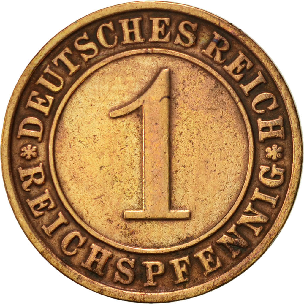 Moneta, GERMANIA, REPUBBLICA DI WEIMAR, Reichspfennig, 1935, Muldenhütten, BB