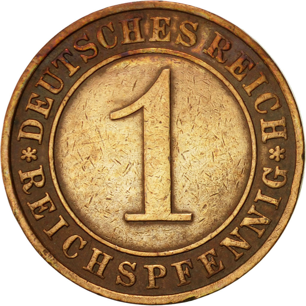 Münze, Deutschland, Weimarer Republik, Reichspfennig, 1935, Stuttgart, SS