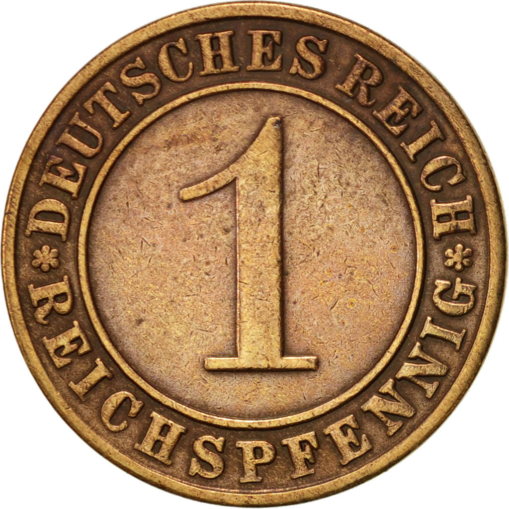 Moneta, GERMANIA, REPUBBLICA DI WEIMAR, Reichspfennig, 1936, Berlin, BB, Bronzo