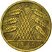 Coin, GERMANY, WEIMAR REPUBLIC, 10 Reichspfennig, 1930, Stuttgart, EF(40-45)
