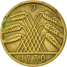 Coin, GERMANY, WEIMAR REPUBLIC, 10 Reichspfennig, 1930, Hambourg, EF(40-45)