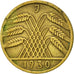 Coin, GERMANY, WEIMAR REPUBLIC, 10 Reichspfennig, 1930, Hambourg, EF(40-45)