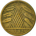 GERMANY, WEIMAR REPUBLIC, 10 Rentenpfennig, 1923, Munich, EF(40-45)