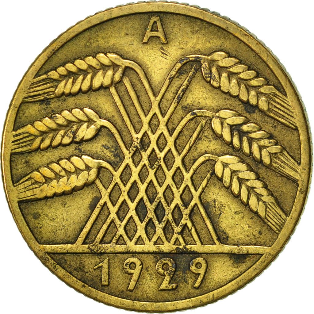 Coin, GERMANY, WEIMAR REPUBLIC, 10 Reichspfennig, 1929, Berlin, EF(40-45)