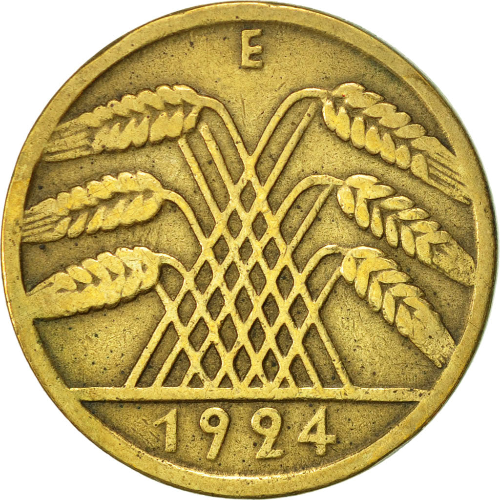 Monnaie, Allemagne, République de Weimar, 10 Rentenpfennig, 1924