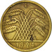 GERMANY, WEIMAR REPUBLIC, 10 Reichspfennig, 1924, Muldenhütten, EF(40-45)