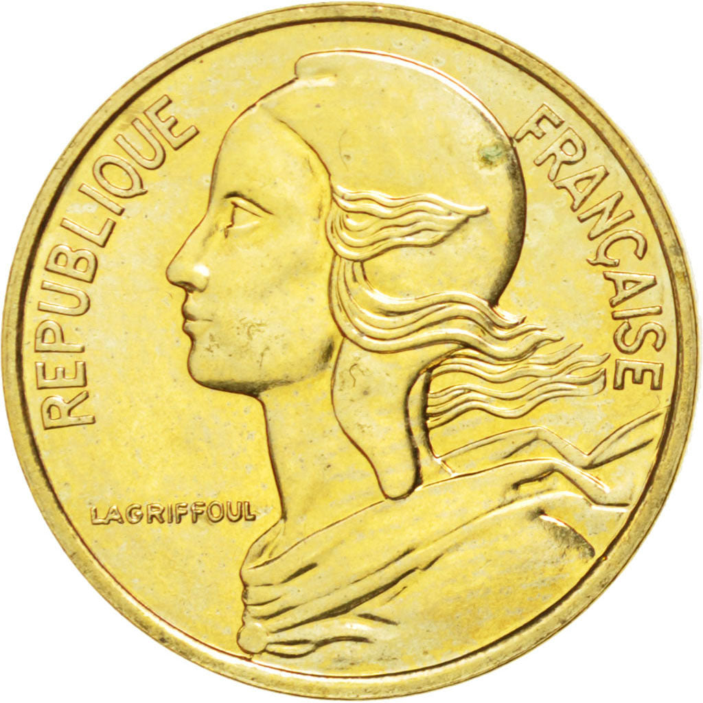 FRANCE, Marianne, 5 Centimes, 1991, Paris, KM #933, MS(63), Aluminum-Bronze,...