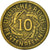 Coin, GERMANY, WEIMAR REPUBLIC, 10 Rentenpfennig, 1924, Karlsruhe, EF(40-45)