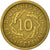 Coin, GERMANY, WEIMAR REPUBLIC, 10 Reichspfennig, 1925, Karlsruhe, EF(40-45)