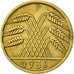 GERMANY, WEIMAR REPUBLIC, 10 Reichspfennig, 1936, Stuttgart, AU(50-53)