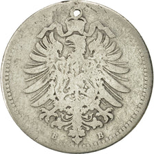 GERMANY - EMPIRE, Wilhelm I, 20 Pfennig, 1876, Vienne, S, Silber, KM:5