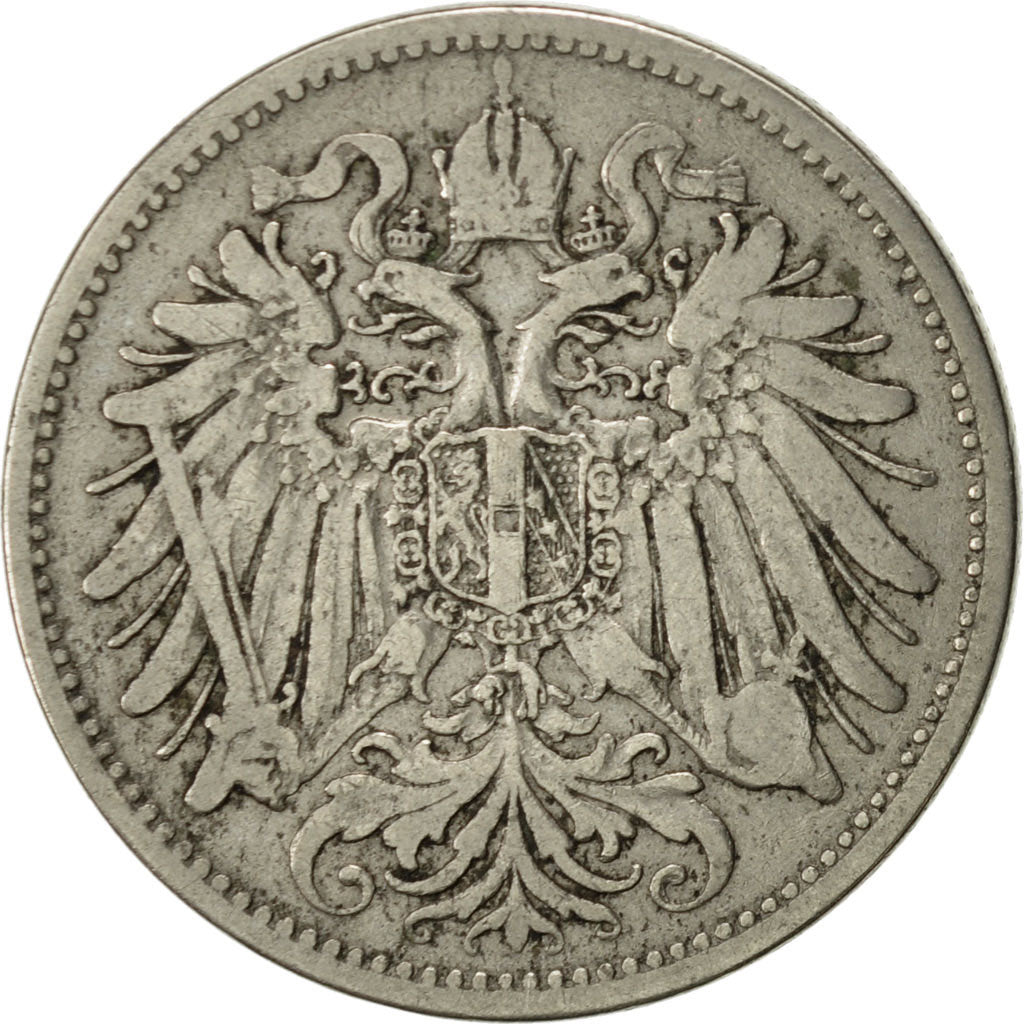 Coin, Austria, Franz Joseph I, 20 Heller, 1894, EF(40-45), Nickel, KM:2803