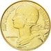 FRANCE, Marianne, 20 Centimes, 1991, Paris, KM #930, MS(63), Aluminum-Bronze,...