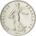 FRANCE, Semeuse, 1/2 Franc, 1991, Paris, KM #931.1, MS(63), Nickel, 19.5,...