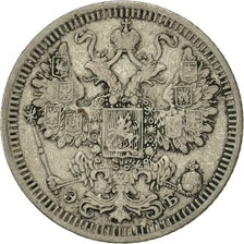 Russia, Nicholas II, 15 Kopeks, 1908, Saint-Petersburg, VF(20-25), Silver