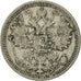 Russia, Nicholas II, 15 Kopeks, 1908, Saint-Petersburg, VF(20-25), Silver