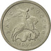 Russia, Kopek, 1997, Saint-Petersburg, AU(50-53), Copper-Nickel Plated Steel