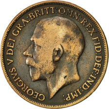 Coin, Great Britain, George V, Penny, 1918, VF(20-25), Bronze, KM:810