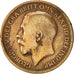 Moneda, Gran Bretaña, George V, Penny, 1919, BC+, Bronce, KM:810