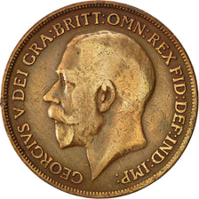 Coin, Great Britain, George V, Penny, 1920, VF(20-25), Bronze, KM:810