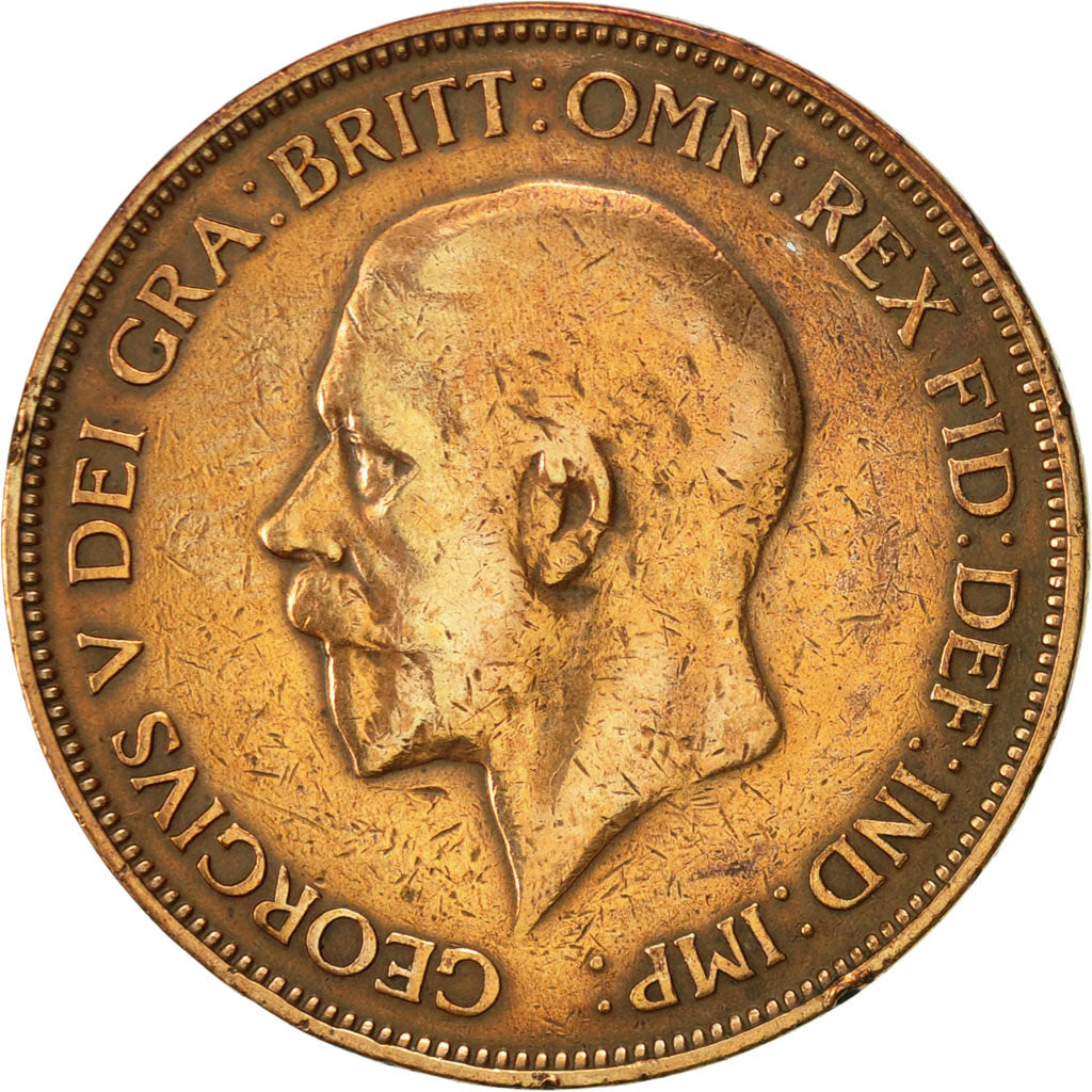 Coin, Great Britain, George V, Penny, 1934, VF(20-25), Bronze, KM:838