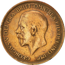 Coin, Great Britain, George V, Penny, 1934, VF(20-25), Bronze, KM:838