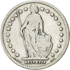 Switzerland, Franc, 1908, Bern, VF(30-35), Silver, KM:24