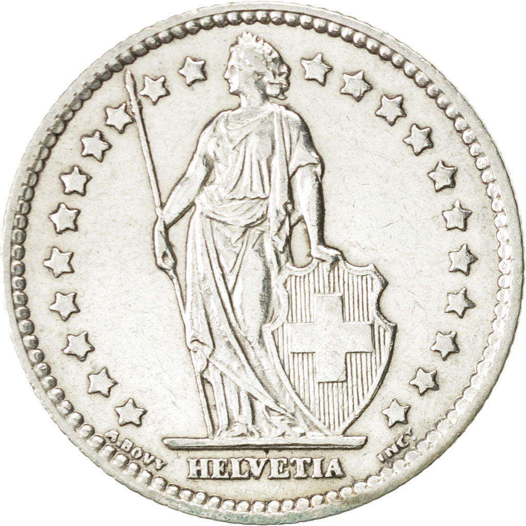 Coin, Switzerland, Franc, 1931, Bern, AU(50-53), Silver, KM:24