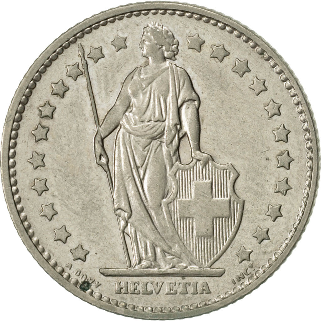 Coin, Switzerland, Franc, 1978, Bern, AU(55-58), Copper-nickel, KM:24a.1