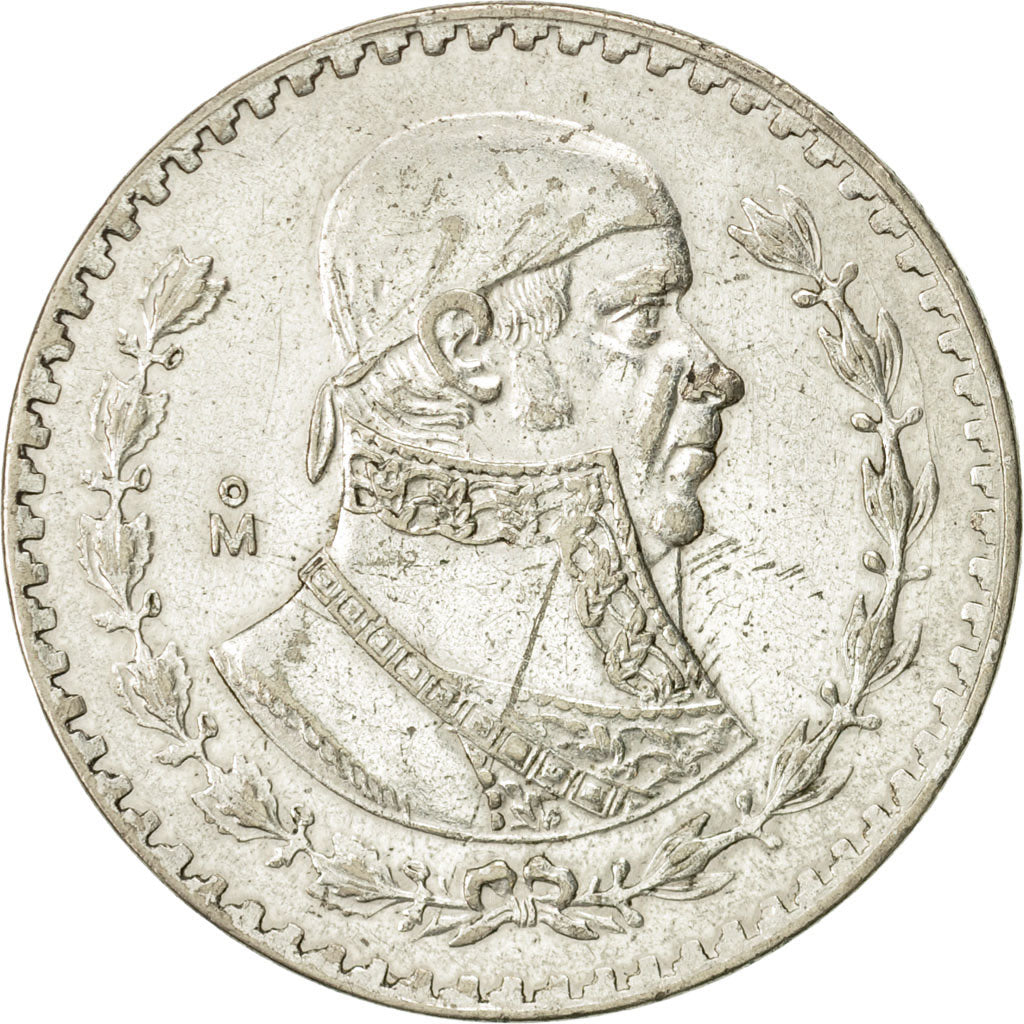 Coin, Mexico, Peso, 1966, Mexico City, EF(40-45), Silver, KM:459