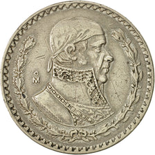 Coin, Mexico, Peso, 1957, Mexico City, EF(40-45), Silver, KM:459