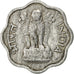 Coin, INDIA-REPUBLIC, 2 Paise, 1966, EF(40-45), Aluminum, KM:13.1