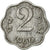 Coin, INDIA-REPUBLIC, 2 Paise, 1966, EF(40-45), Aluminum, KM:13.1