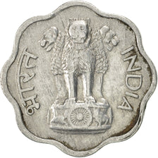 Moneta, INDIE-REPUBLIKA, 2 Paise, 1965, EF(40-45), Aluminium, KM:13.1