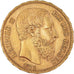 Coin, Belgium, Leopold II, 20 Francs, 20 Frank, 1871, AU(55-58), Gold, KM:37