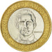 Coin, Dominican Republic, 5 Pesos, 1997, AU(55-58), Bi-Metallic, KM:88