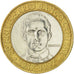 Coin, Dominican Republic, 5 Pesos, 1997, AU(55-58), Bi-Metallic, KM:88