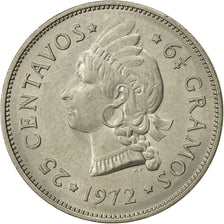 Dominican Republic, 25 Centavos, 1972, SS+, Copper-nickel, KM:20a.1