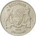 Coin, Botswana, 50 Thebe, 1976, British Royal Mint, AU(55-58), Copper-nickel