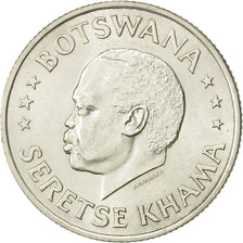Botswana, 50 Cents, 1966, Berne, Switzerland, AU(55-58), Silver, KM:1