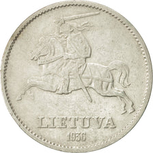 Lituania, 10 Litu, 1936, MBC, Plata, KM:83