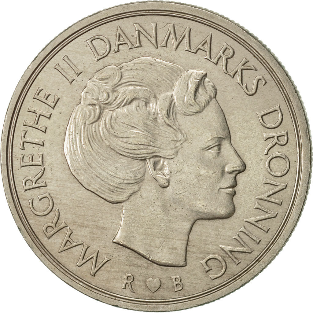Danemark, Margrethe II, 5 Kroner, 1985, Copenhagen, TTB+, Copper-nickel
