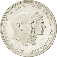 Coin, Denmark, Frederik IX, 5 Kroner, 1960, Copenhagen, AU(55-58), Silver
