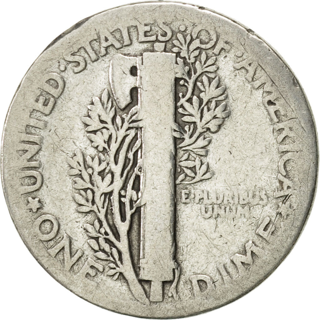 Coin, United States, Mercury Dime, Dime, 1926, U.S. Mint, Philadelphia