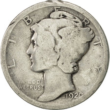 Coin, United States, Mercury Dime, Dime, 1920, U.S. Mint, Philadelphia