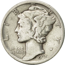 United States, Mercury Dime, Dime, 1935, U.S. Mint, Philadelphia, EF(40-45)