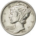 Stati Uniti, Mercury Dime, Dime, 1941, U.S. Mint, Philadelphia, BB+, Argento