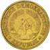 Monnaie, GERMAN-DEMOCRATIC REPUBLIC, 20 Pfennig, 1969, Berlin, TTB, Laiton