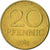Coin, GERMAN-DEMOCRATIC REPUBLIC, 20 Pfennig, 1983, Berlin, AU(50-53), Brass